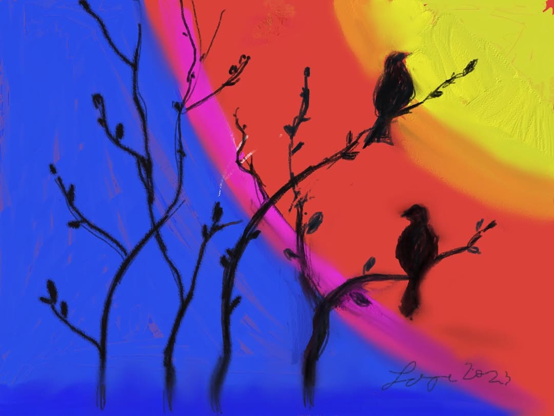 Featured bird painting